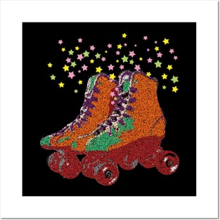 1980s Retro - Rollerskate Posters and Art